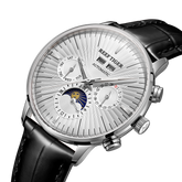 Men's Automatic Mechanical Multifunctional Day/Date Moon phase Chrono Watch - REEF TIGER RGA8218 Dress Watch